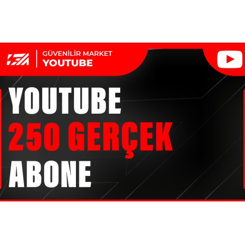  250 Youtube Abone - HIZLI BÜYÜME